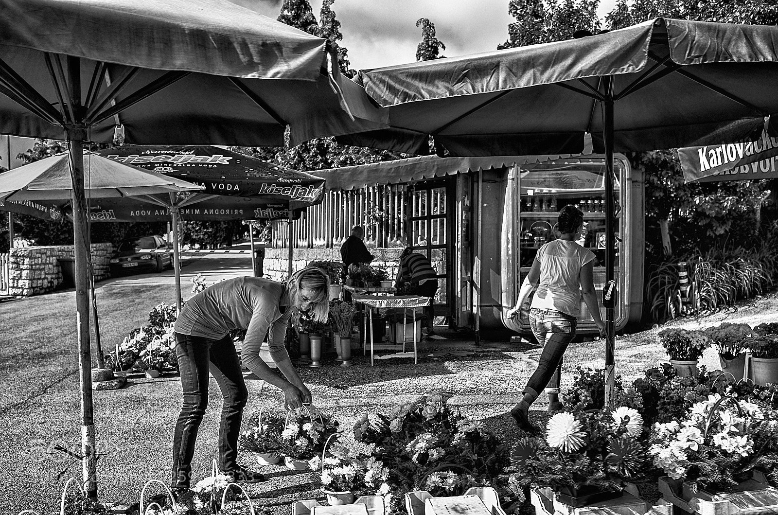 Ricoh GR II sample photo. Flower ladies photography