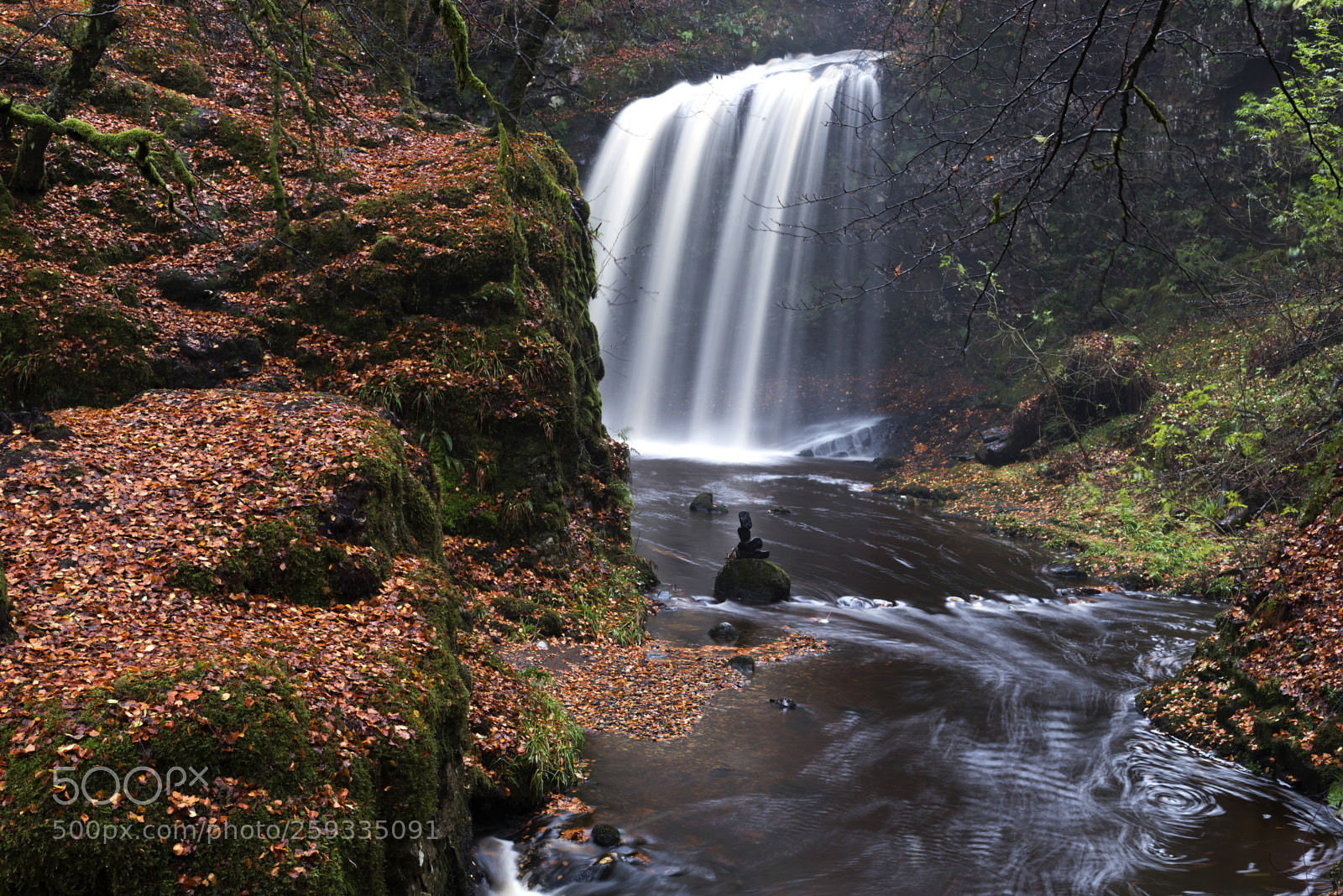 Nikon D750 sample photo. Delcairny falls photography