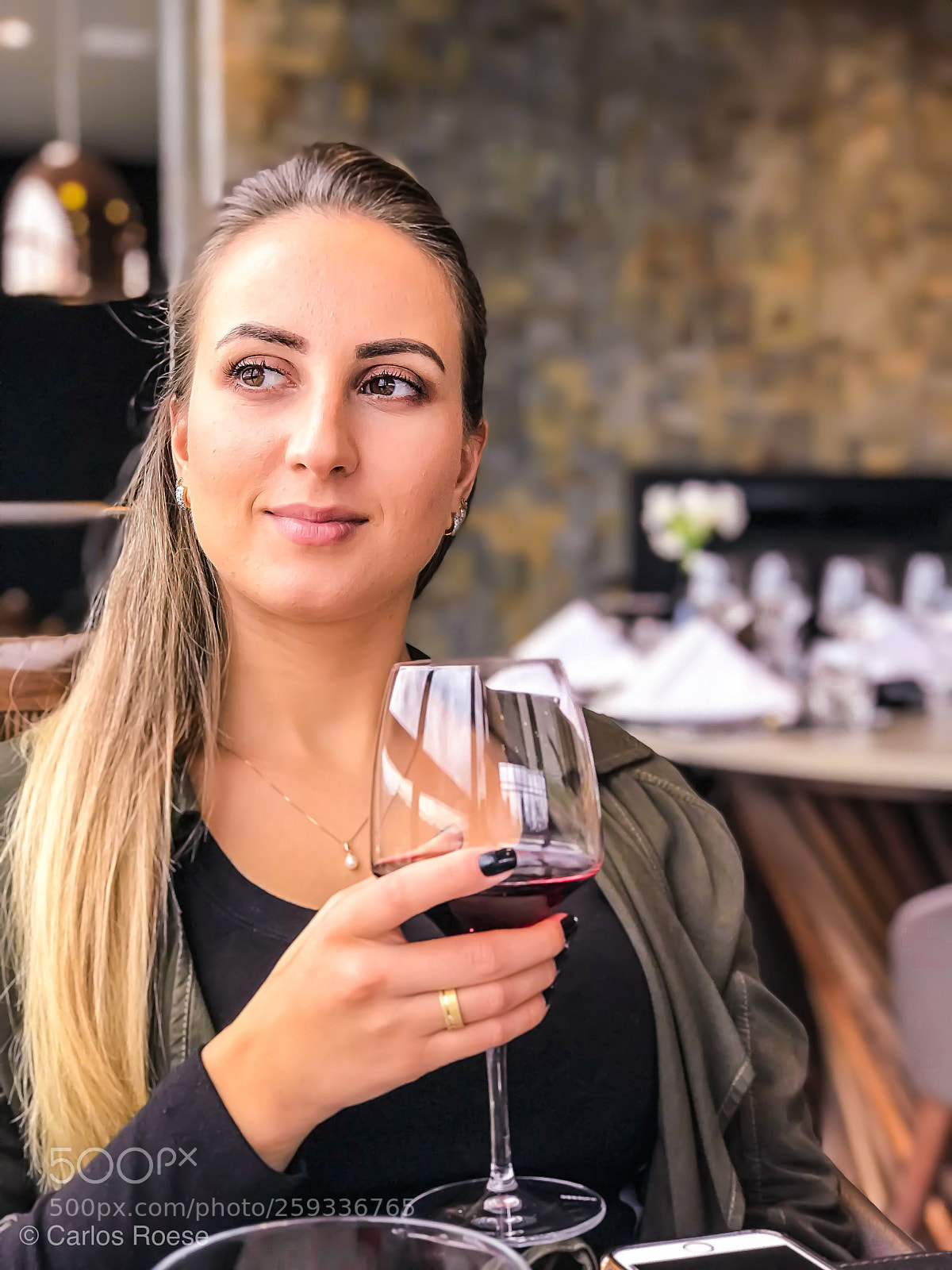 Apple iPhone 7 Plus sample photo. Wine girl photography