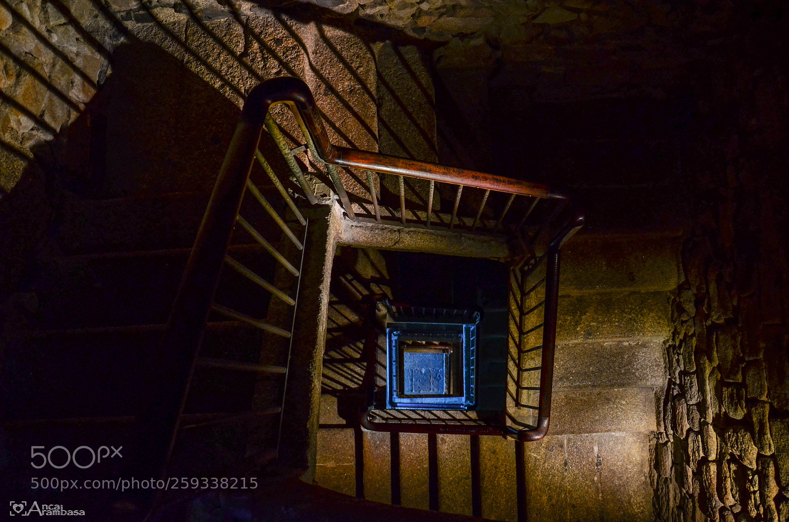 Nikon D5100 sample photo. Stairs of tower of photography