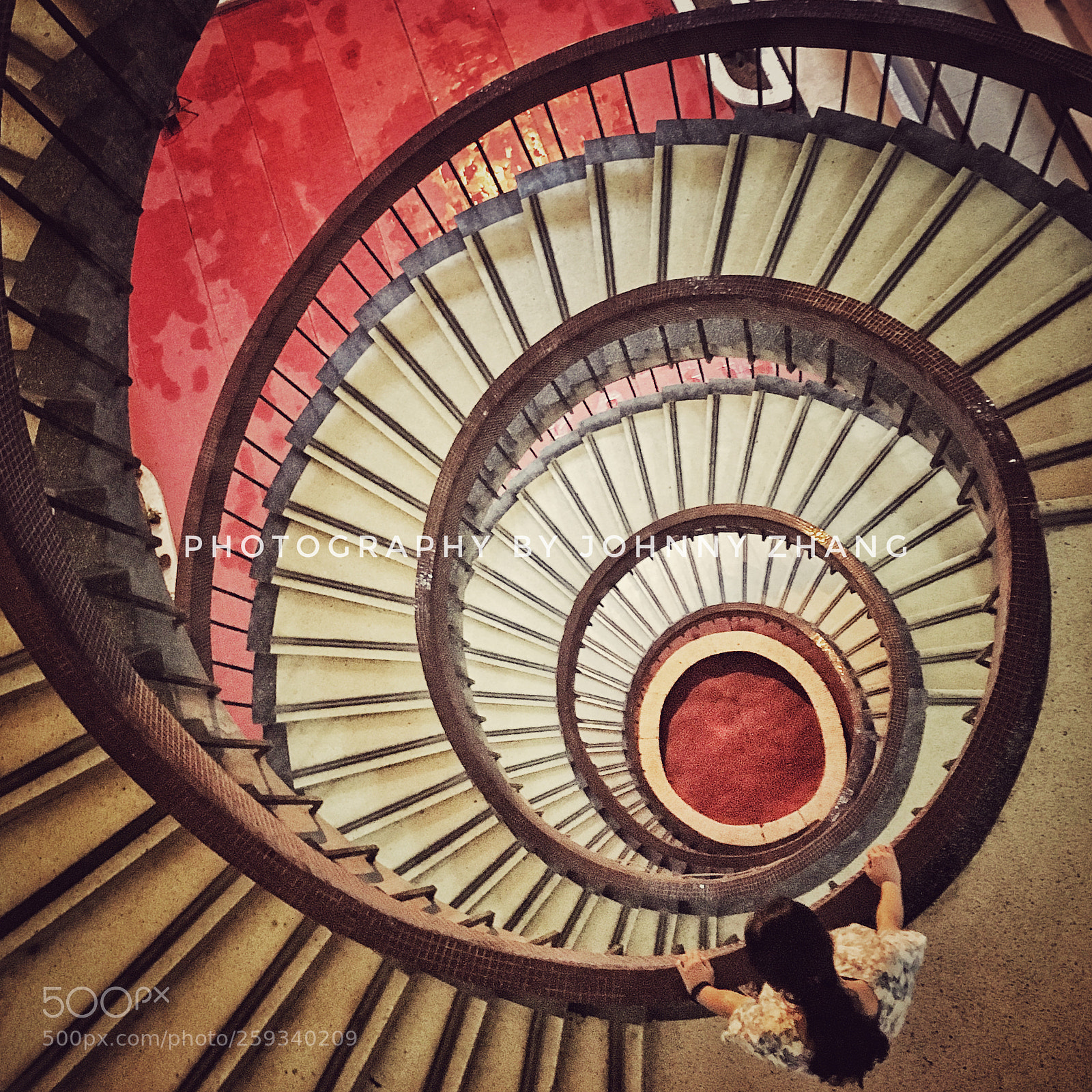 Apple iPhone 6s sample photo. Spiral stair photography
