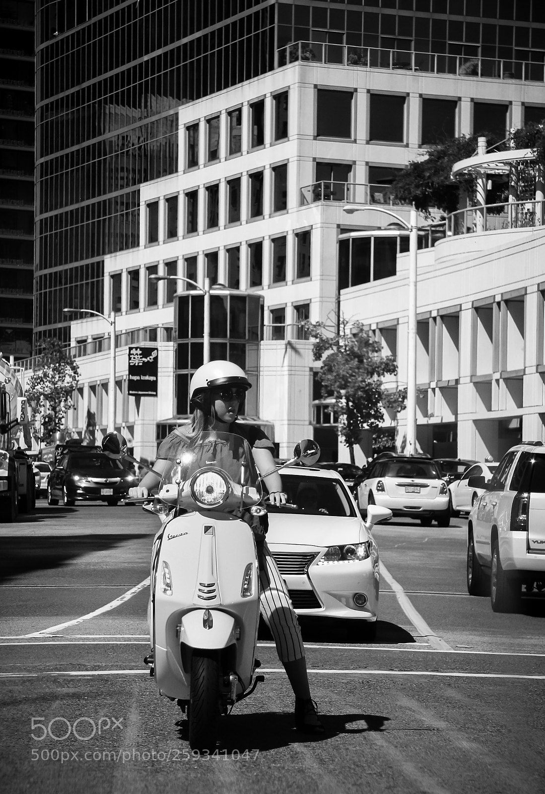 Canon EOS 60D sample photo. Scooter girl photography