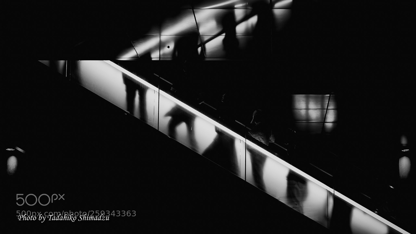 Fujifilm X-T2 sample photo. Escalator photography