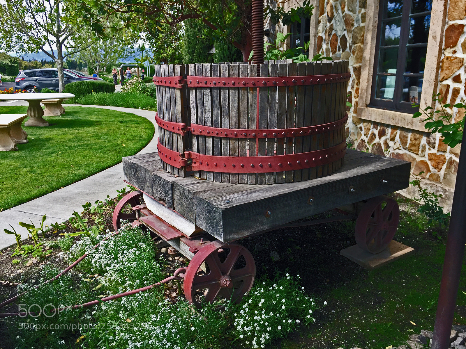 Apple iPhone 6 sample photo. Mobile wine press photography