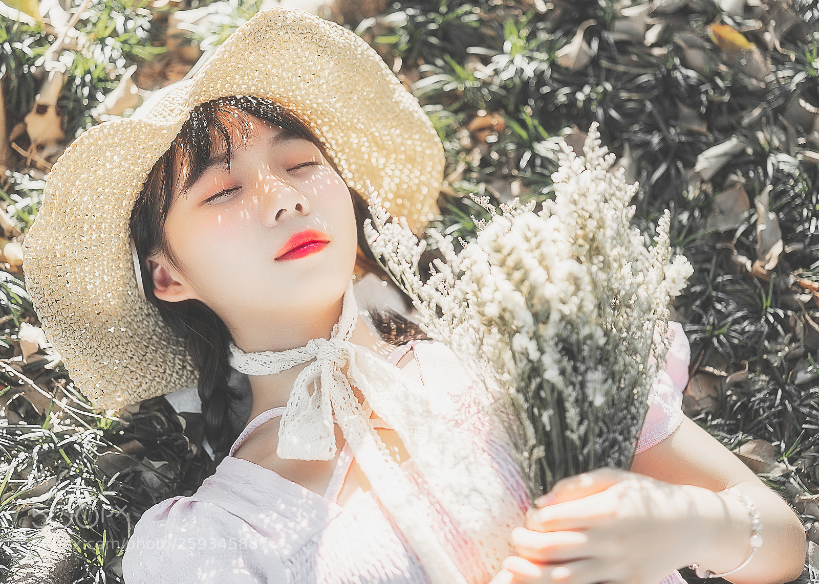 Sony a7R III sample photo. Flower girl photography