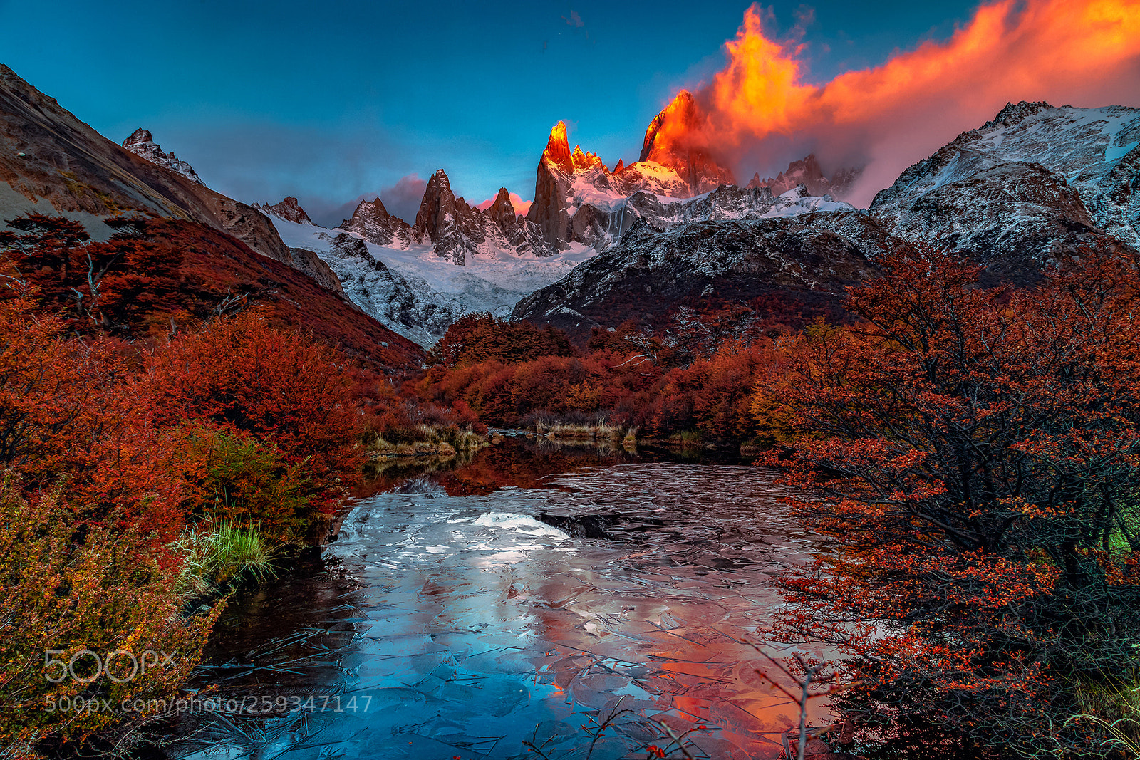 Canon EOS 5D Mark IV sample photo. Sunrise fitz roy photography