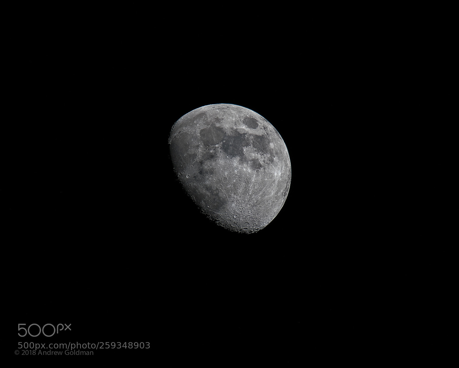 Nikon D500 sample photo. Moon 5-23-16 photography