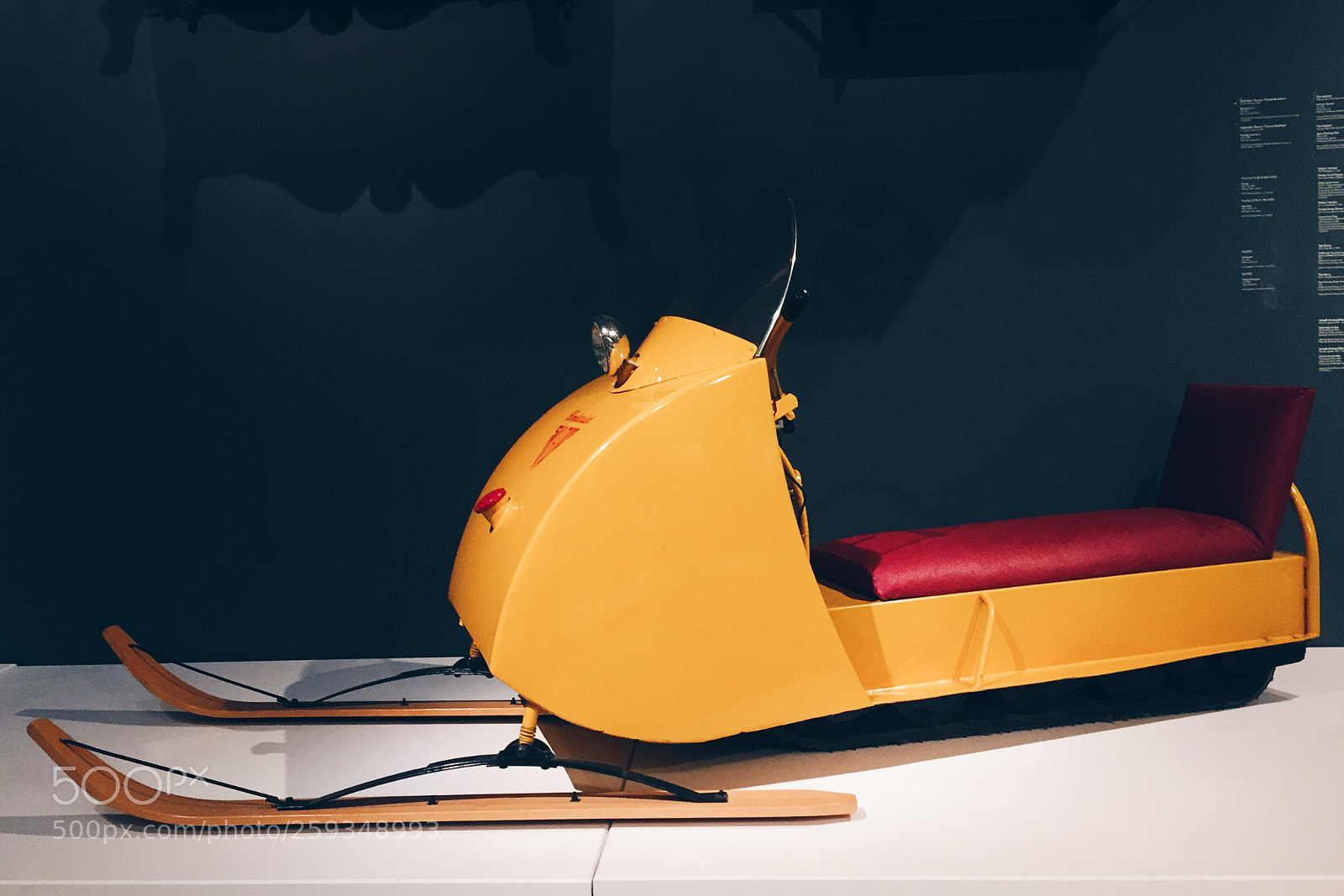 Apple iPhone 6 sample photo. Ski-doo snowmobile 1958 by photography