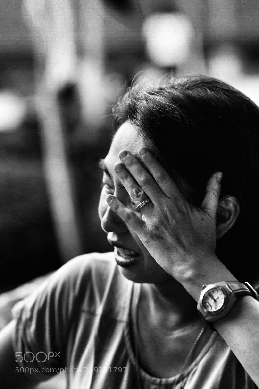 Nikon D5300 sample photo. Shy or cry photography