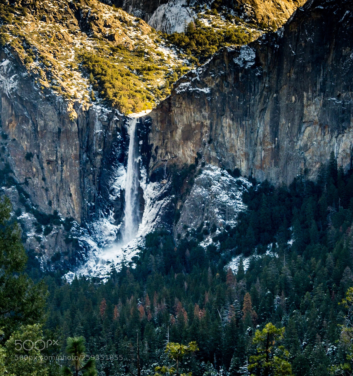 Nikon D7100 sample photo. Bridalveil falls photography