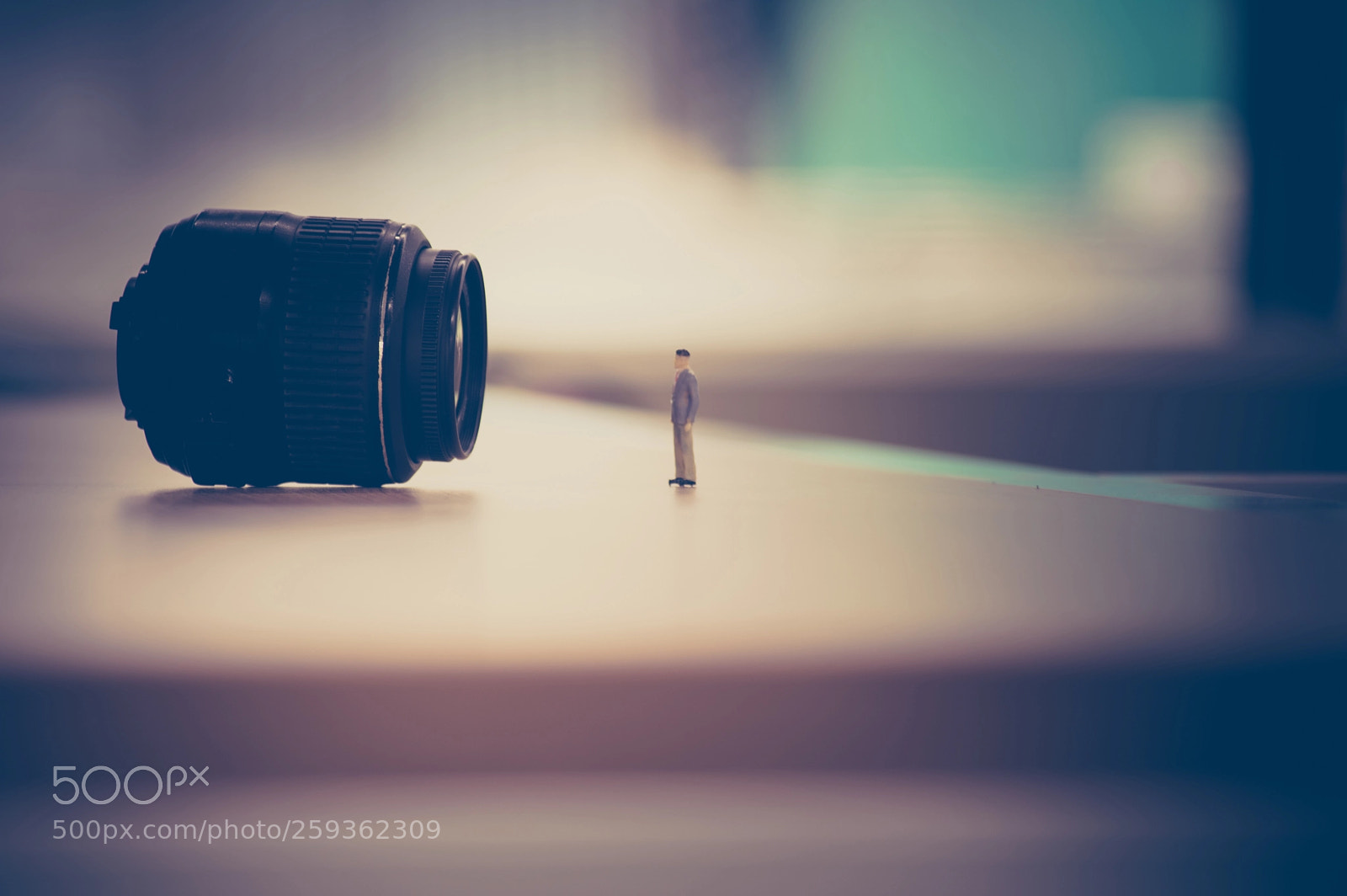 Nikon D3200 sample photo. Human figurine looking at photography
