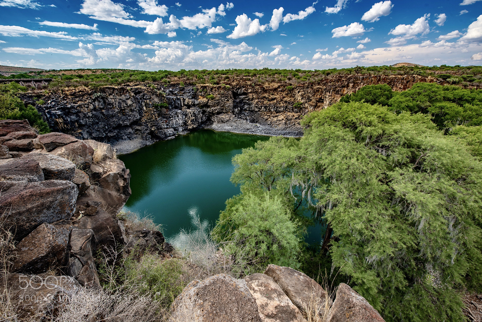 Nikon D810 sample photo. Blue hole photography