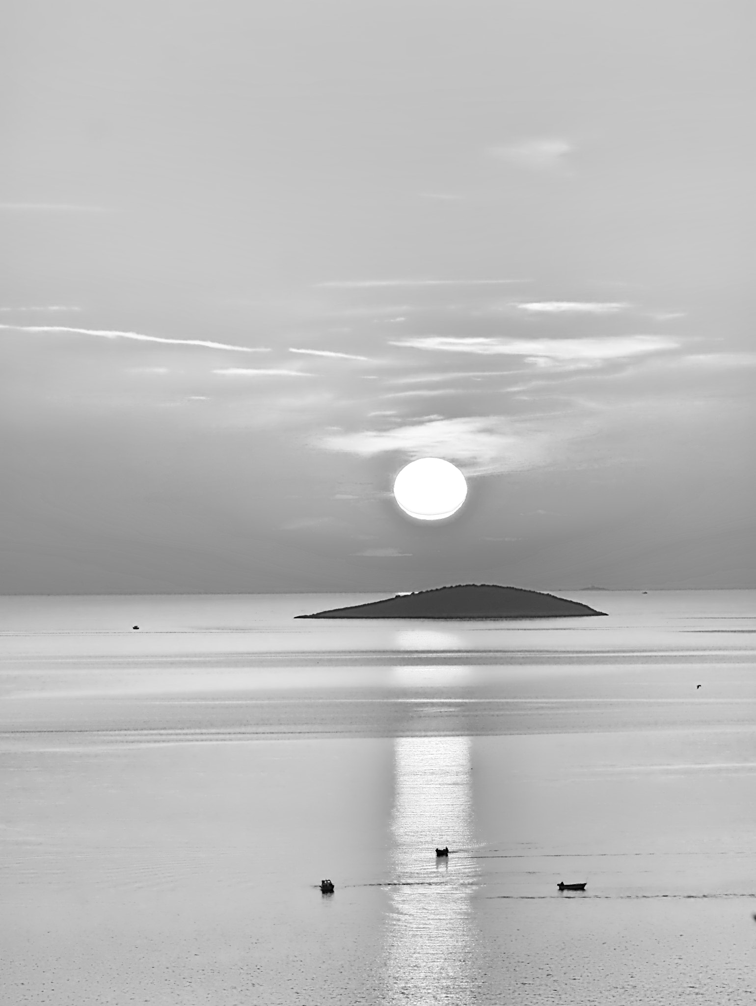 Panasonic DMC-G81 sample photo. Adriatic sundown_bw photography