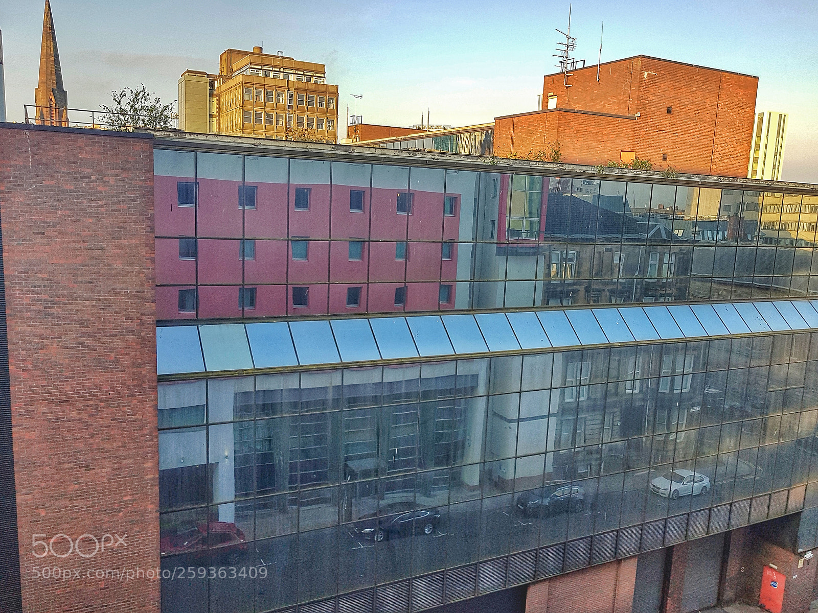 Samsung Galaxy S8+ sample photo. Glasgow reflections photography