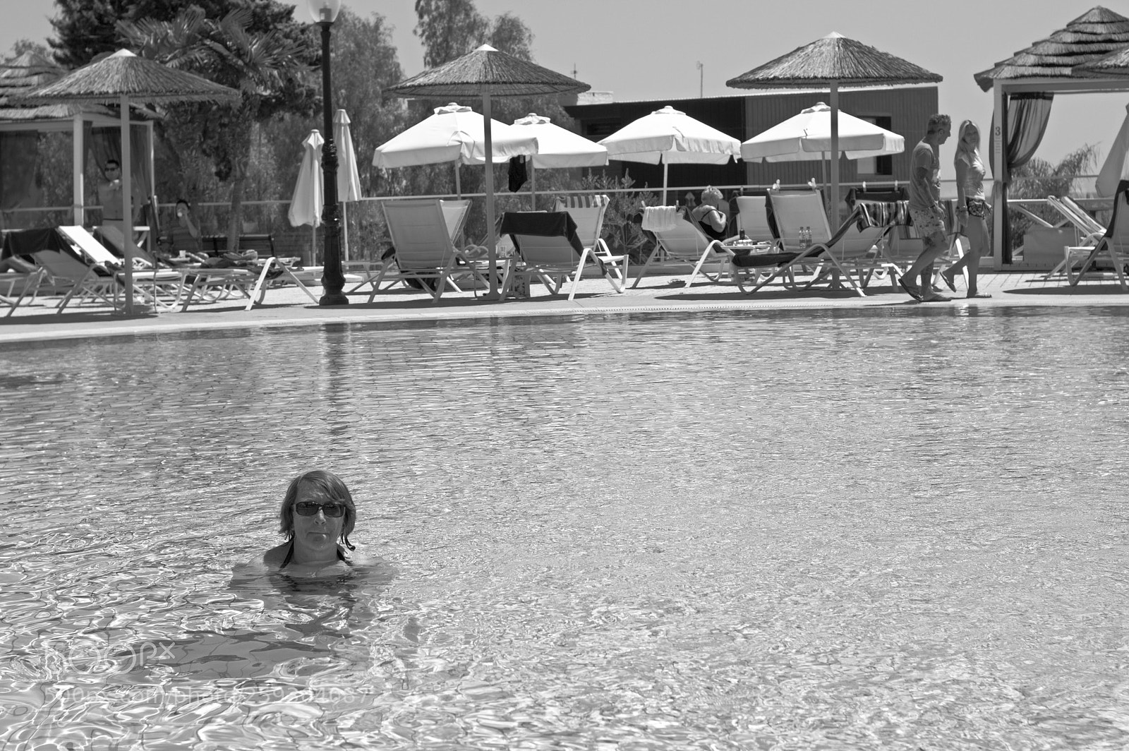 Nikon D3200 sample photo. In the pool photography