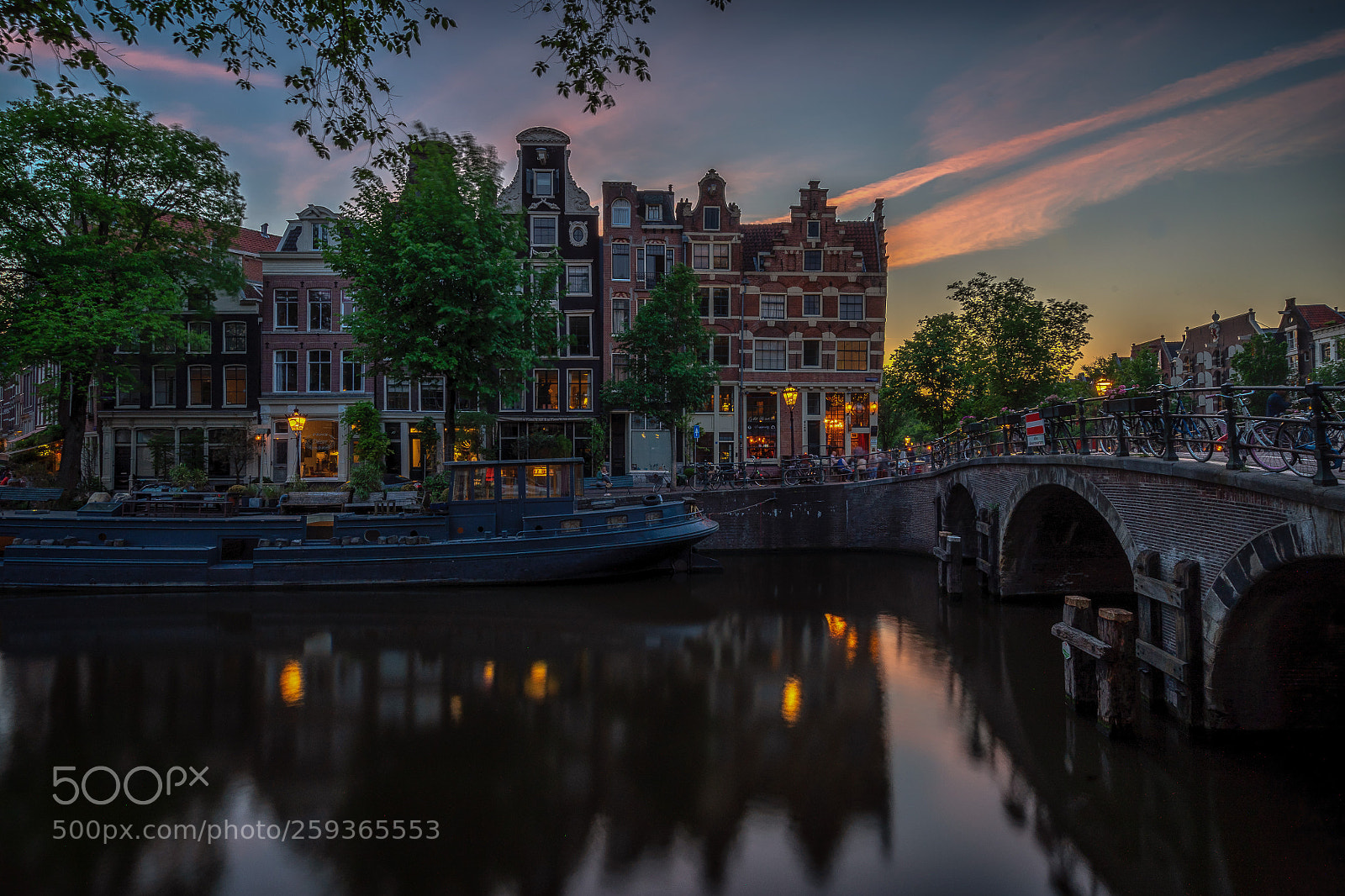 Sony a7 II sample photo. Amsterdam canal prinsengracht photography