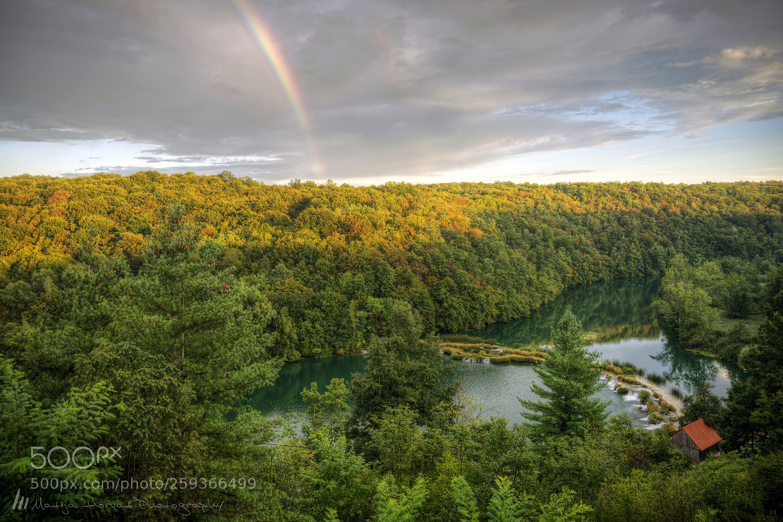 Nikon D610 sample photo. Rainbow over river photography