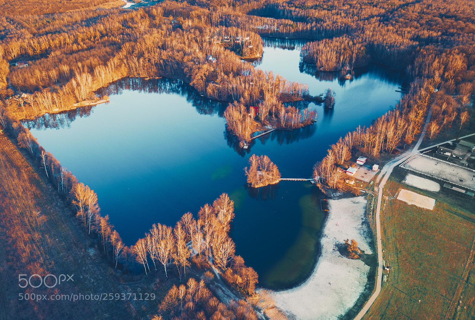 DJI FC220 sample photo. Evening flyby photography