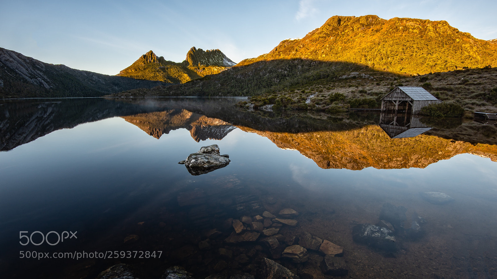 Nikon D810 sample photo. Early am dove lake photography