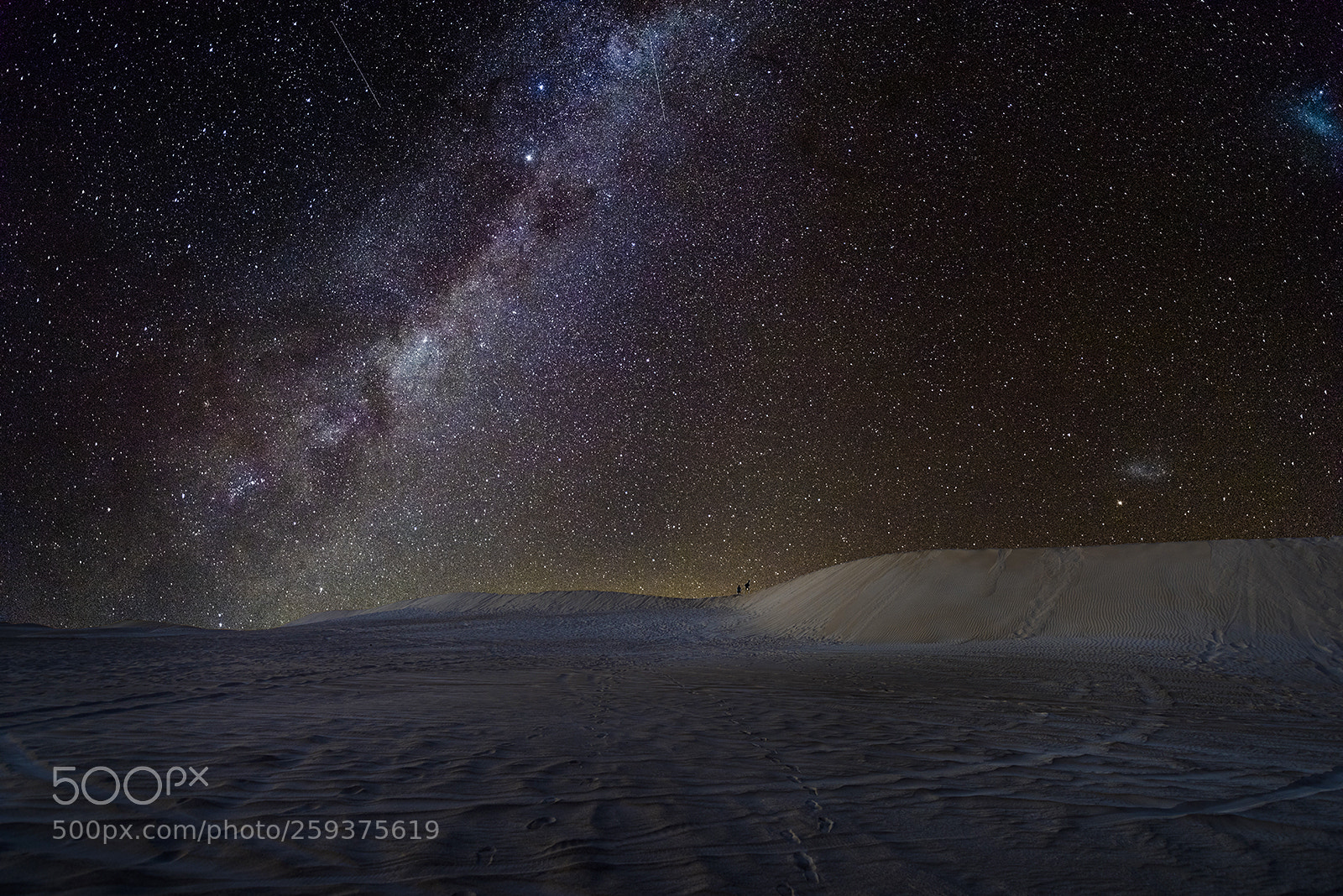 Nikon D810 sample photo. Milky over sand dunes photography