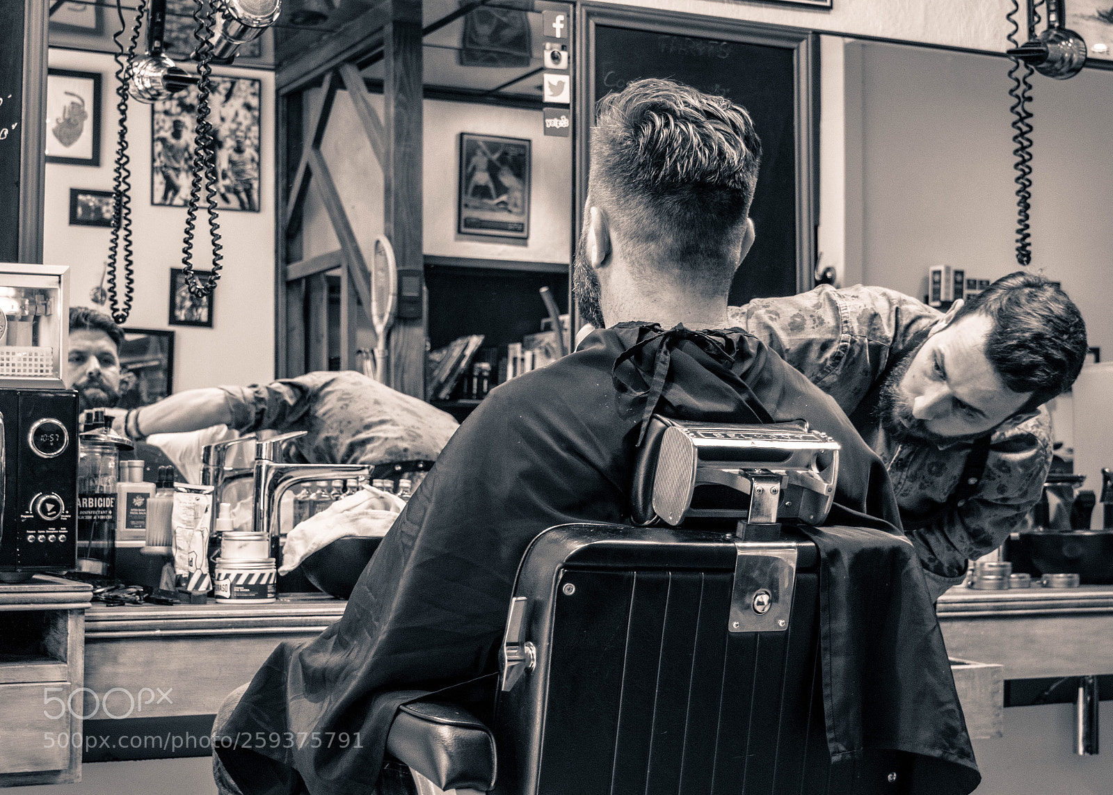 Nikon D3200 sample photo. Barber photography