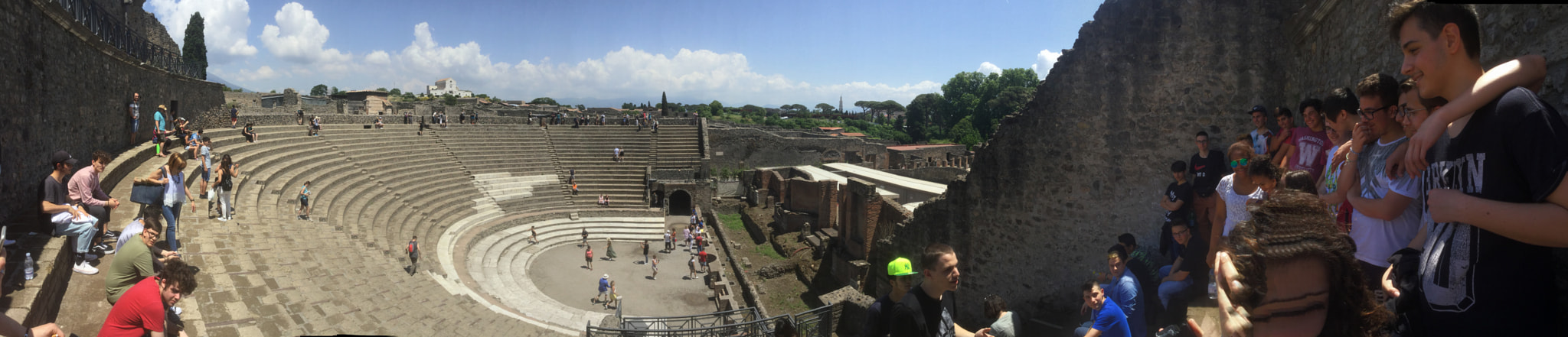 Apple iPad Air 2 sample photo. Il teatro grande di pompei photography