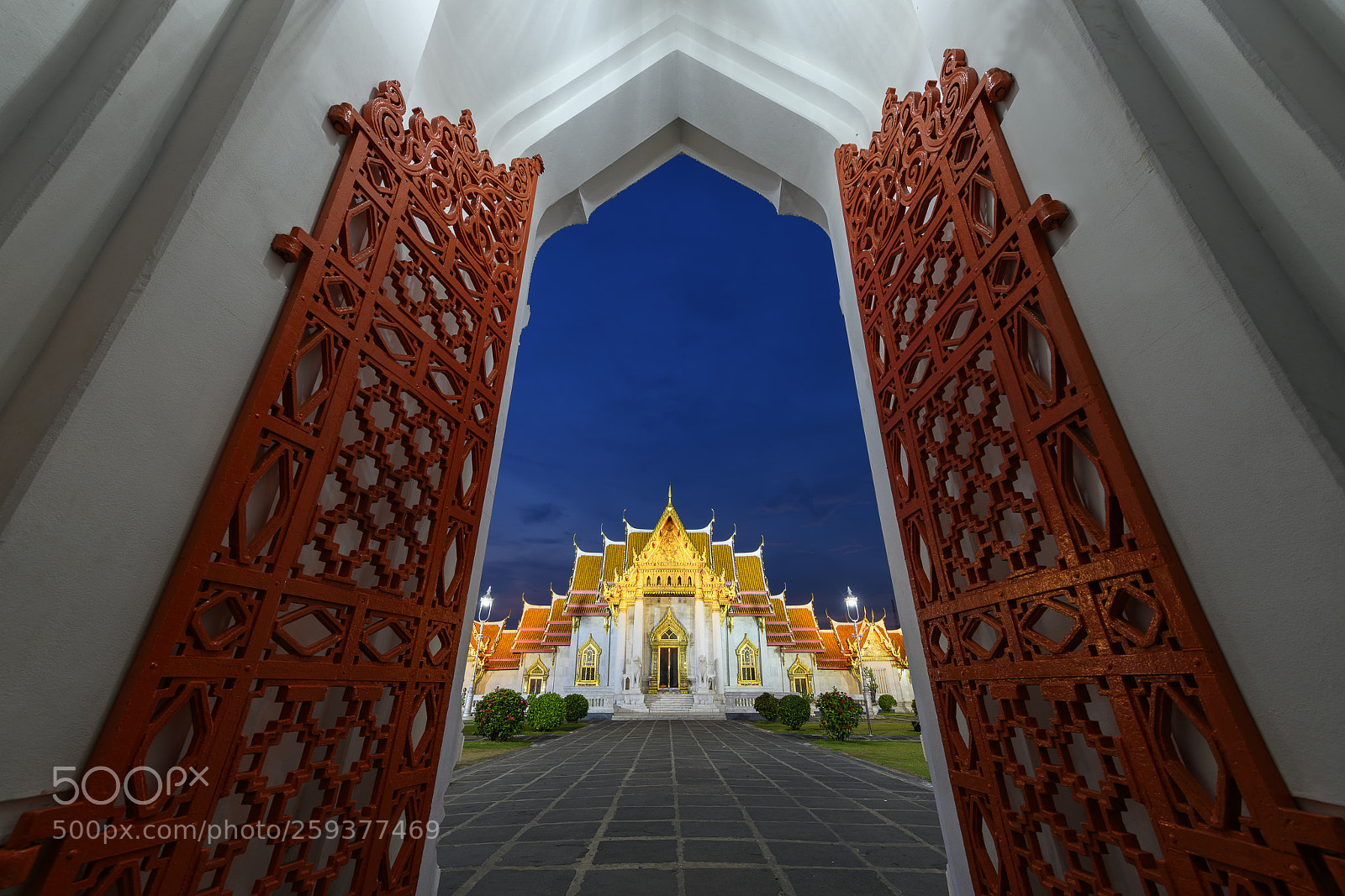 Nikon D850 sample photo. The marble temple, wat photography