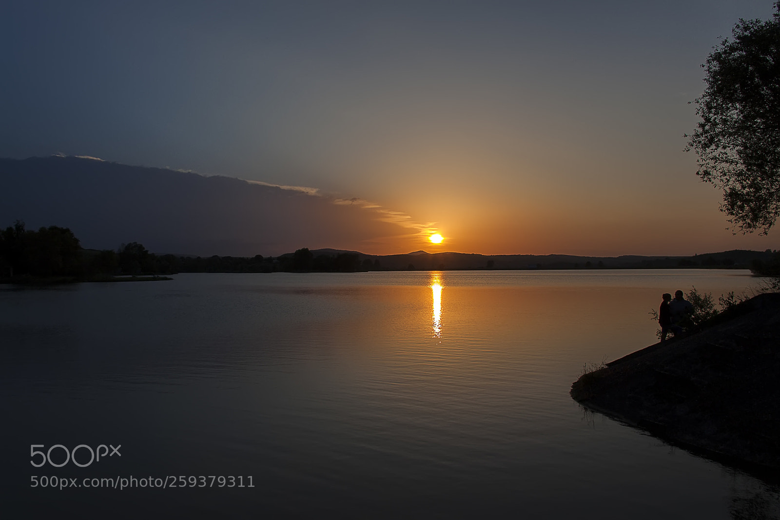 Canon EOS 50D sample photo. Lake, sunset & love photography