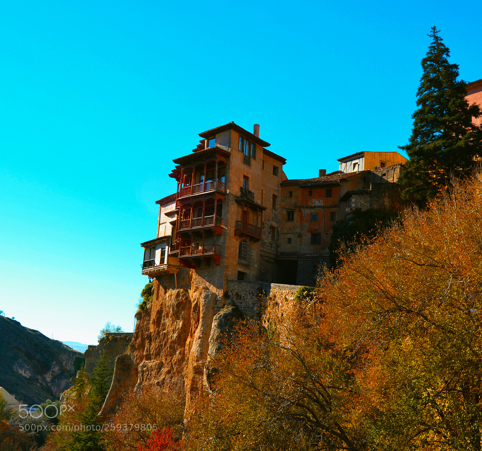 Nikon D3100 sample photo. Casas colgadas. cuenca photography