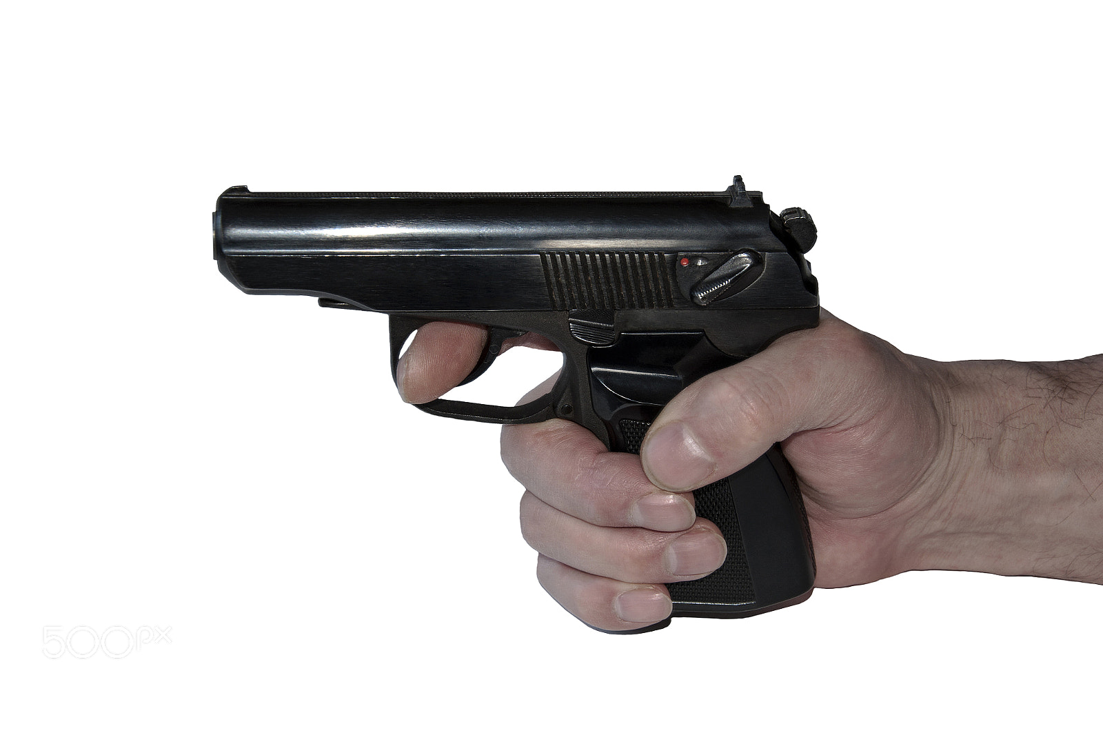 Nikon D90 sample photo. Makarov pistol in hand photography