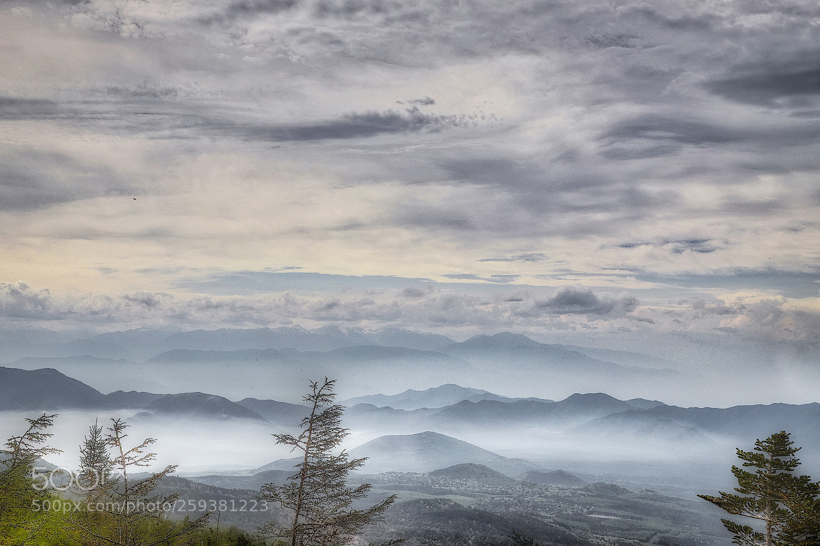 Canon EOS 6D Mark II sample photo. The misty range photography