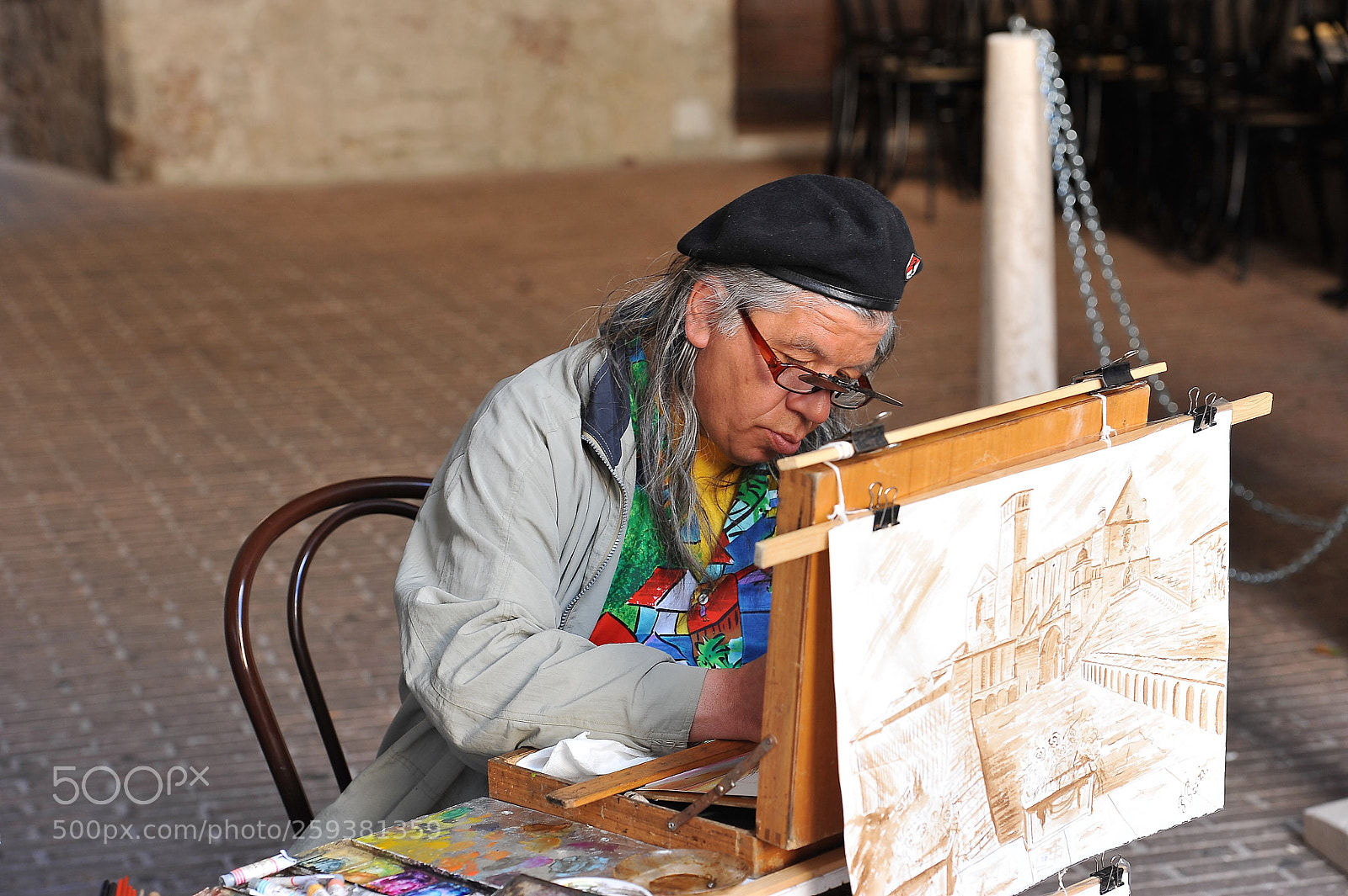 Nikon D700 sample photo. Artista di strada photography
