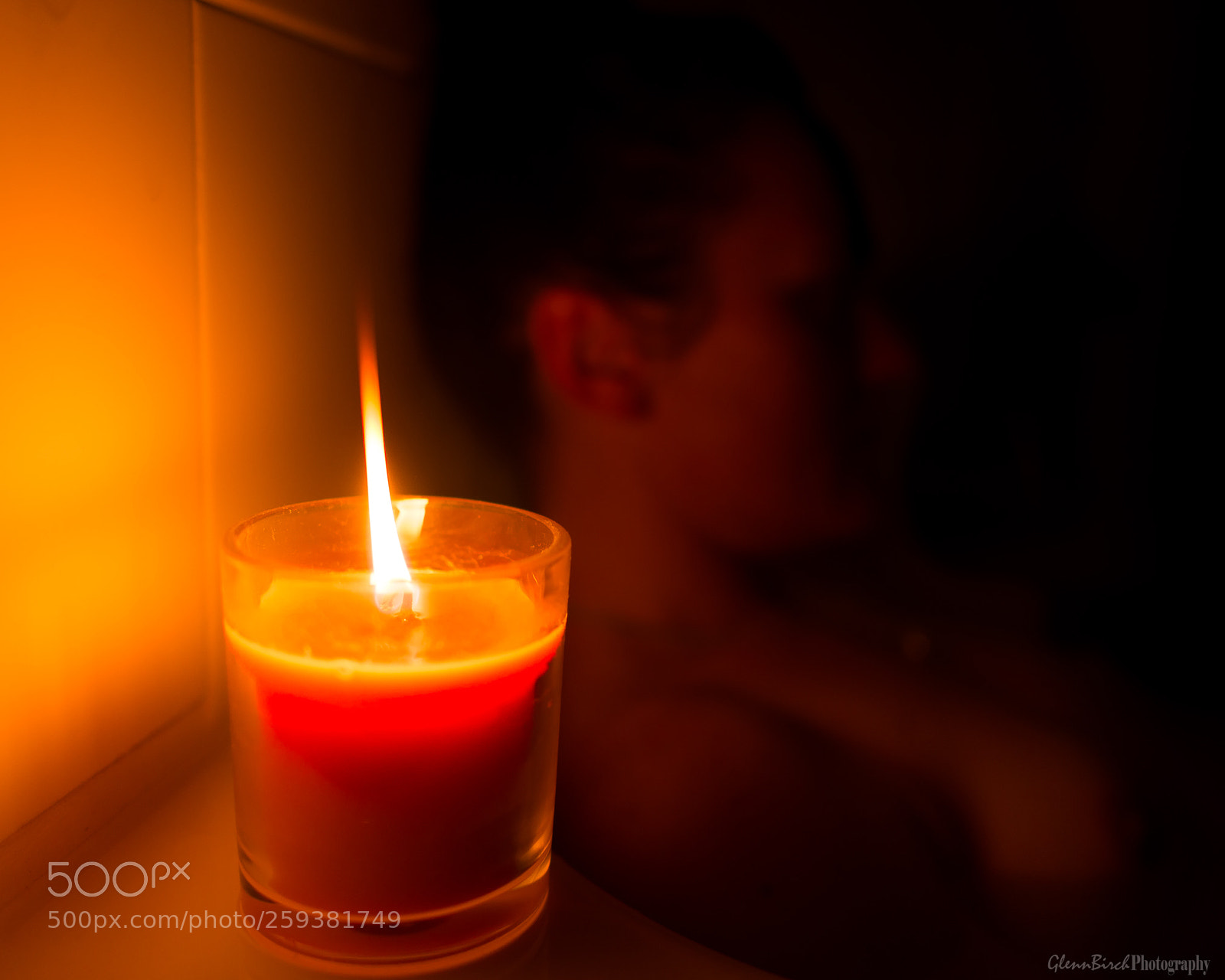 Nikon D610 sample photo. Candle lit bath photography