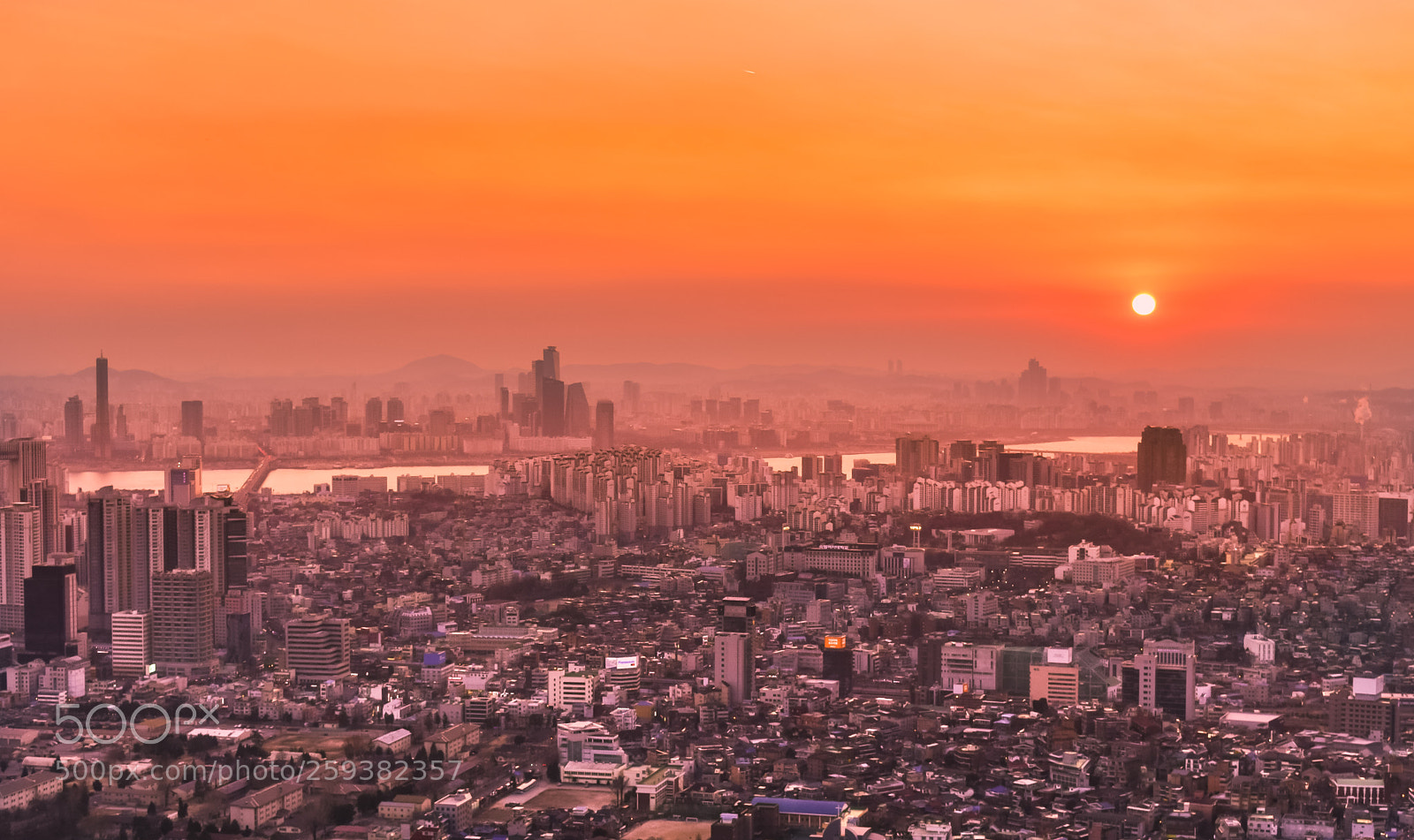 Nikon D5300 sample photo. Sunset in seoul photography