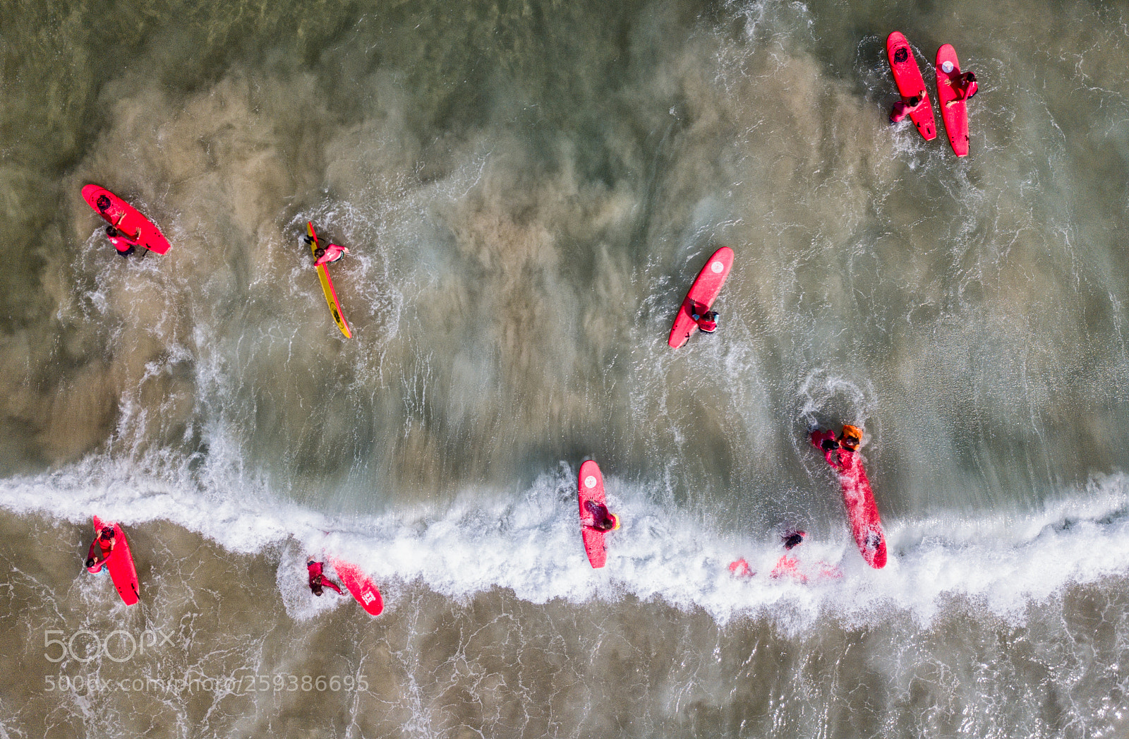 DJI FC220 sample photo. Surf photography