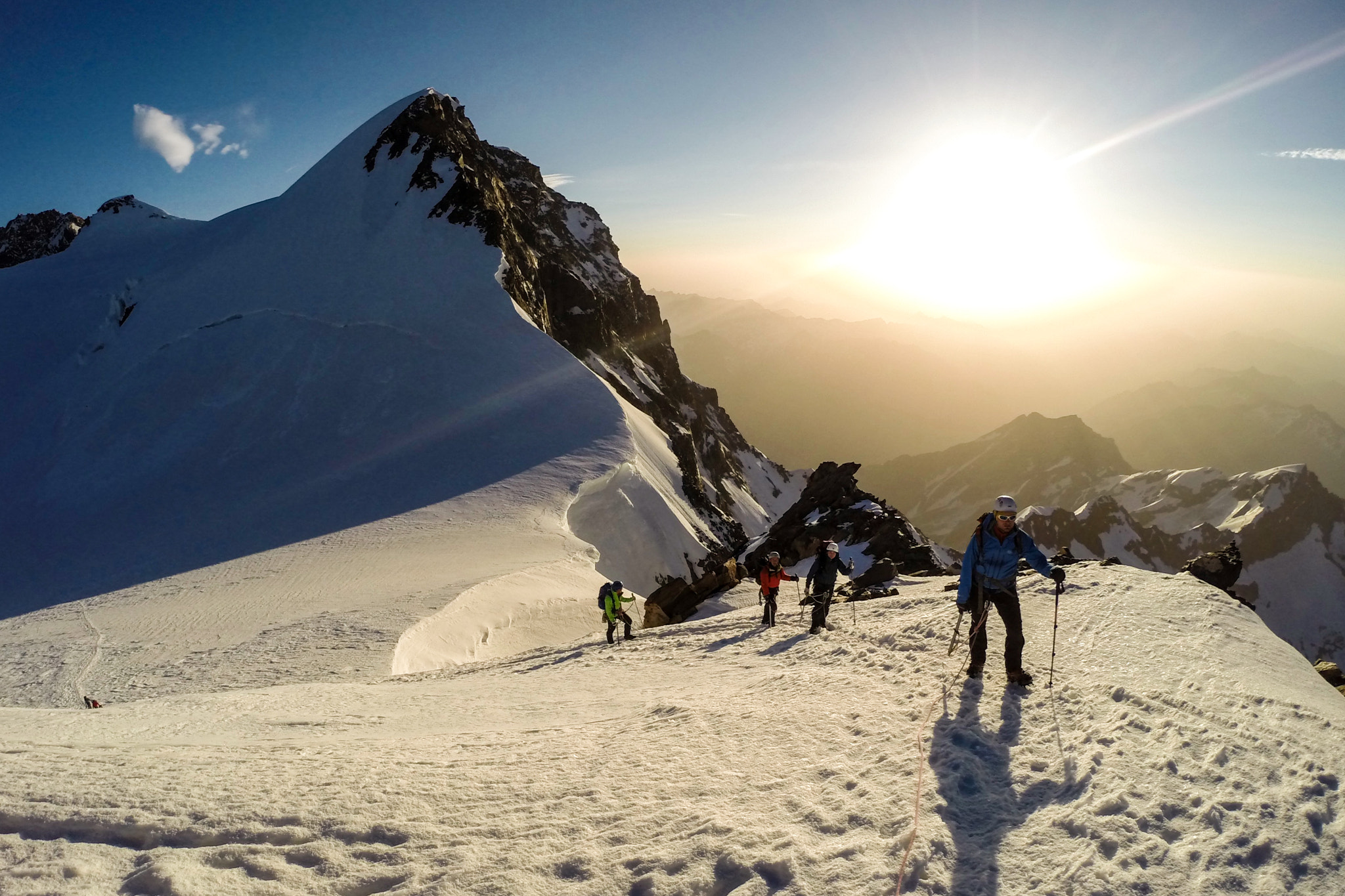 GoPro HERO3+ Black Edition sample photo. Parrotspitze (4432 m) photography