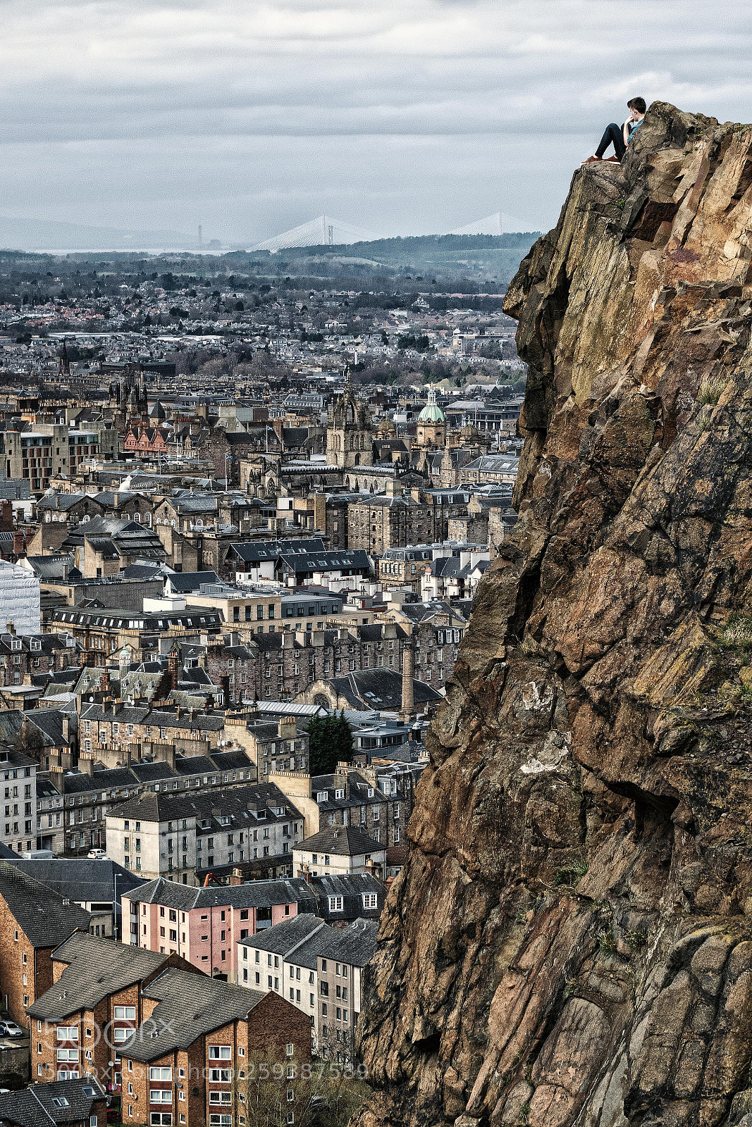 Nikon D5300 sample photo. Salisbury crags photography