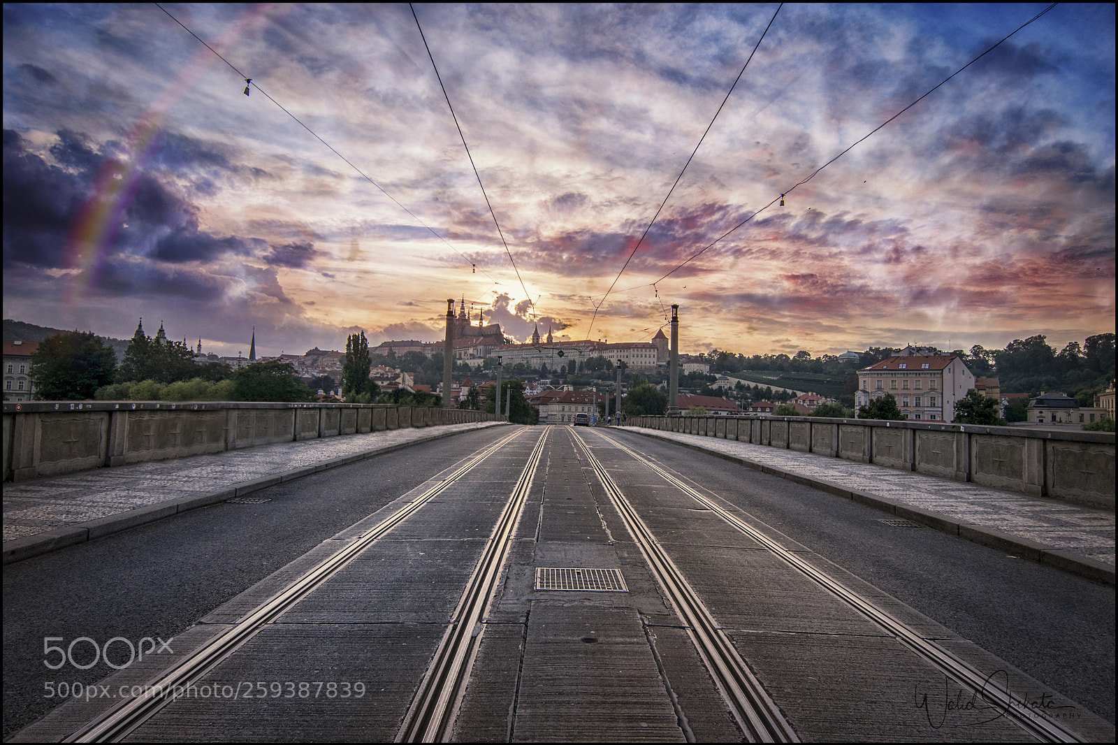 Nikon D5500 sample photo. Prague sunset photography