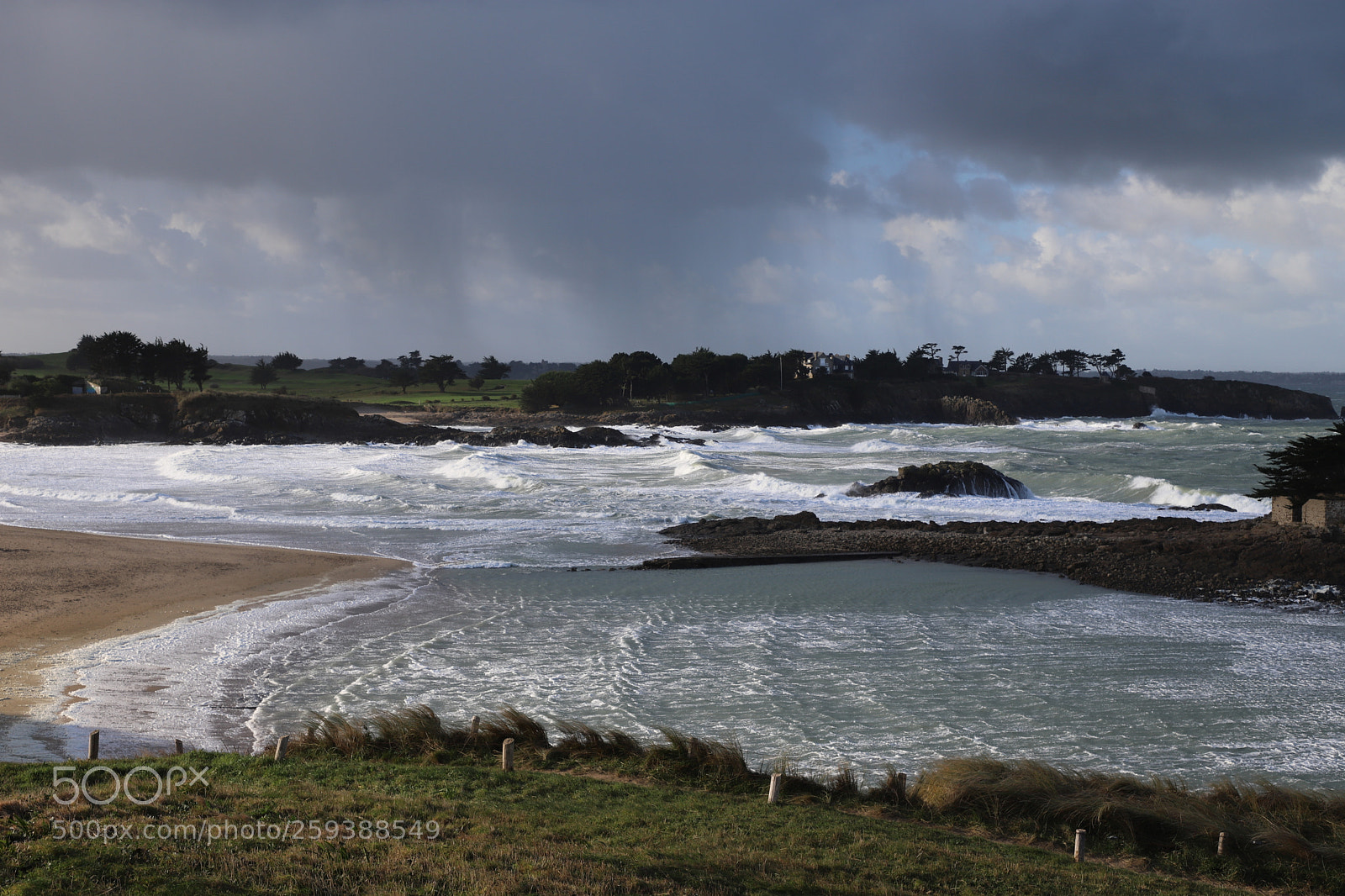 Canon EF 24-105mm F4L IS II USM sample photo. Storm in brittany photography