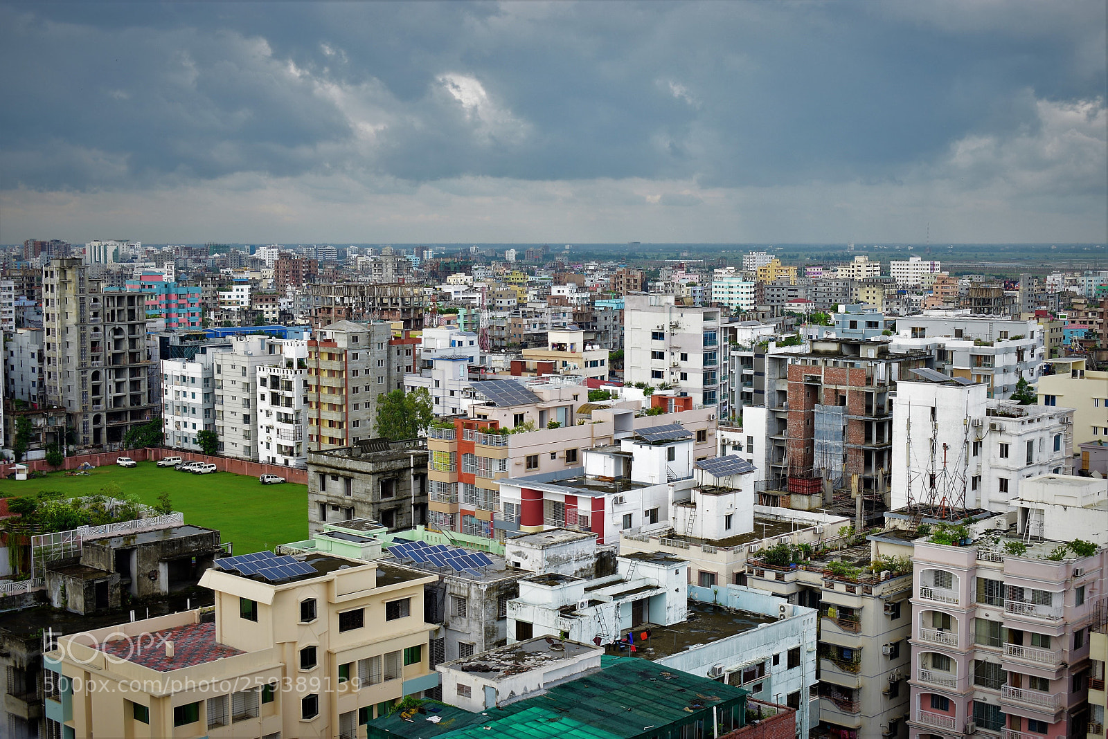 Nikon D3400 sample photo. Clouds over city (dhaka) photography