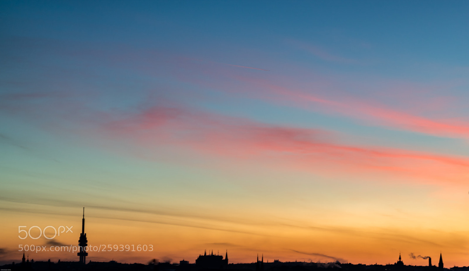 Canon EOS M3 sample photo. Prague cityline at dawn photography