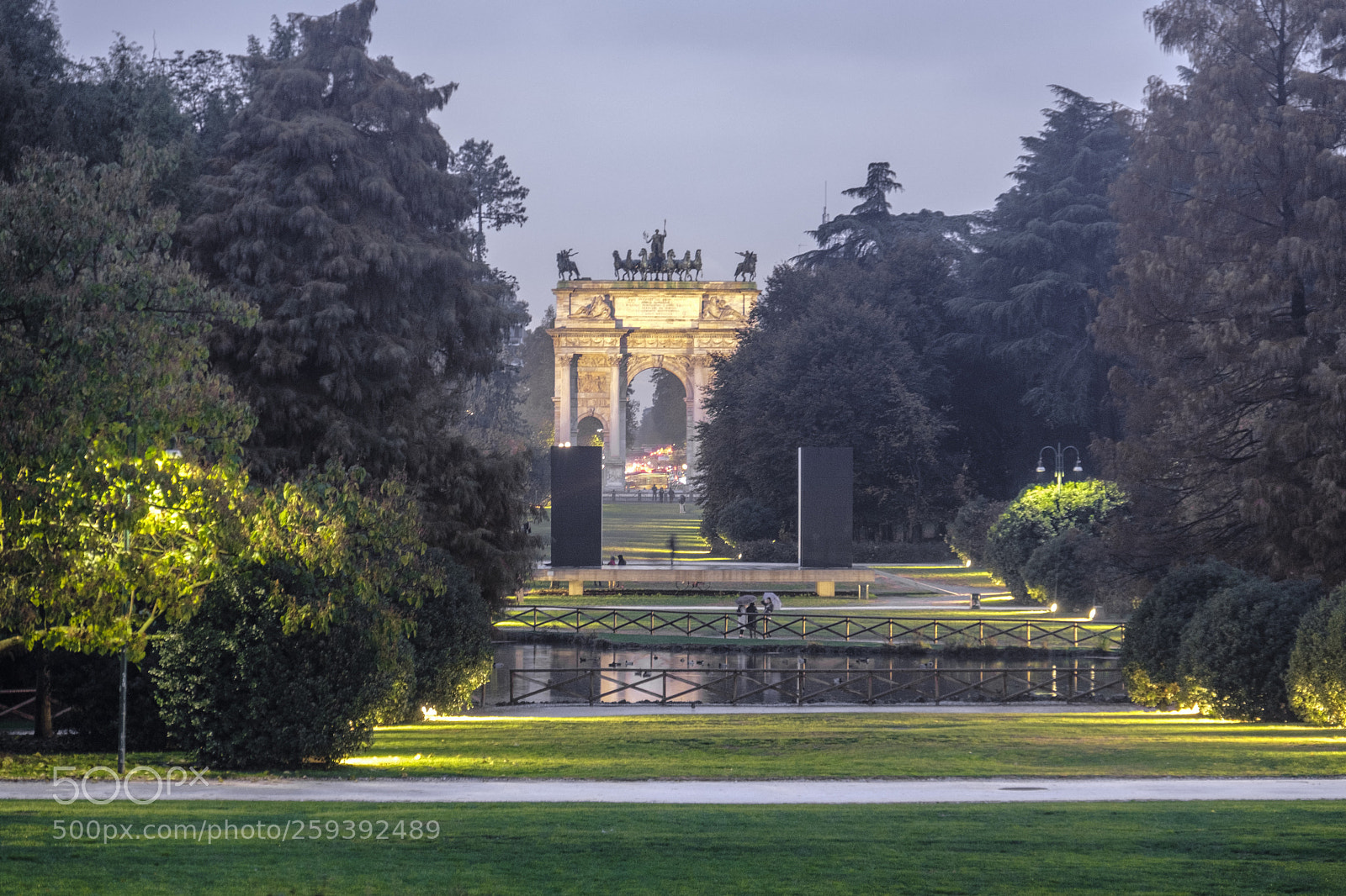 Fujifilm X-T2 sample photo. Milan sempione park at photography