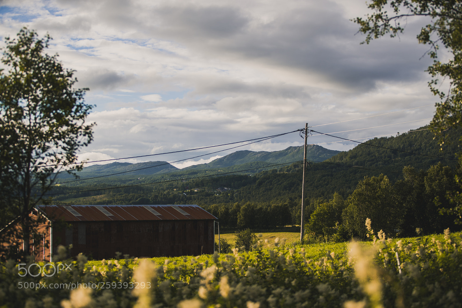 Sony a7R sample photo. Mountainside light photography