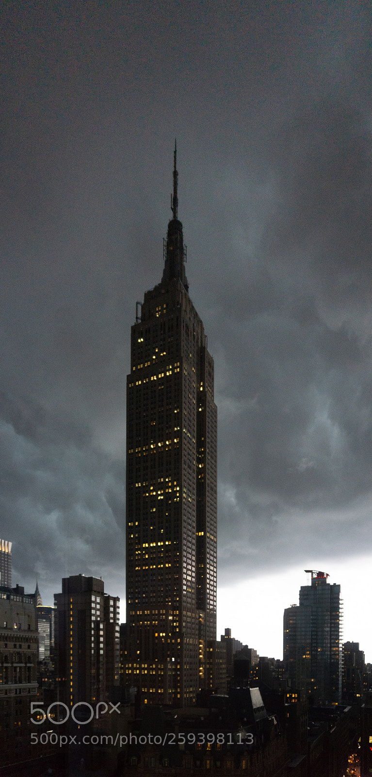 Sony a6000 sample photo. Dark sky over the photography