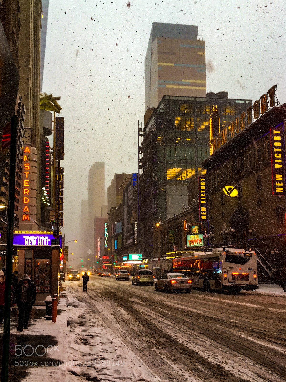 Apple iPhone 6 Plus sample photo. Snow storm in the photography