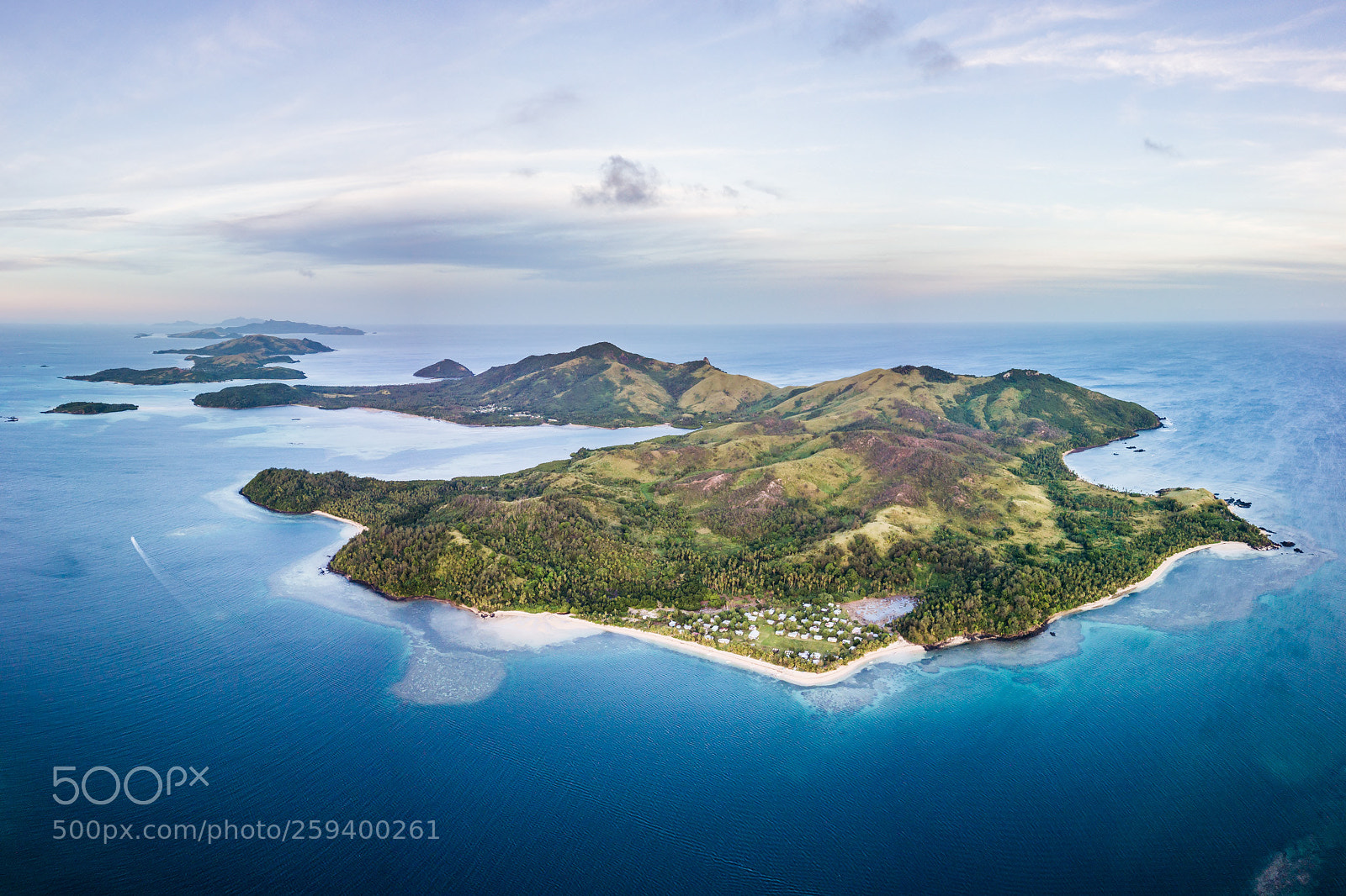 DJI FC220 sample photo. Matacawalevu village photography