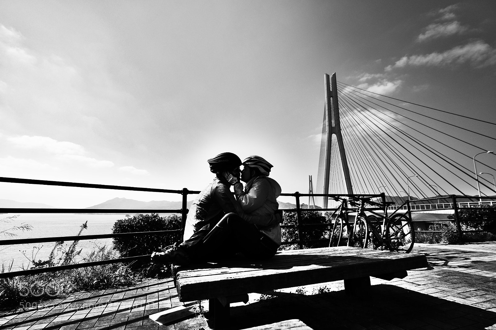 Fujifilm X-T1 sample photo. Shimanami kaido bikeway photography