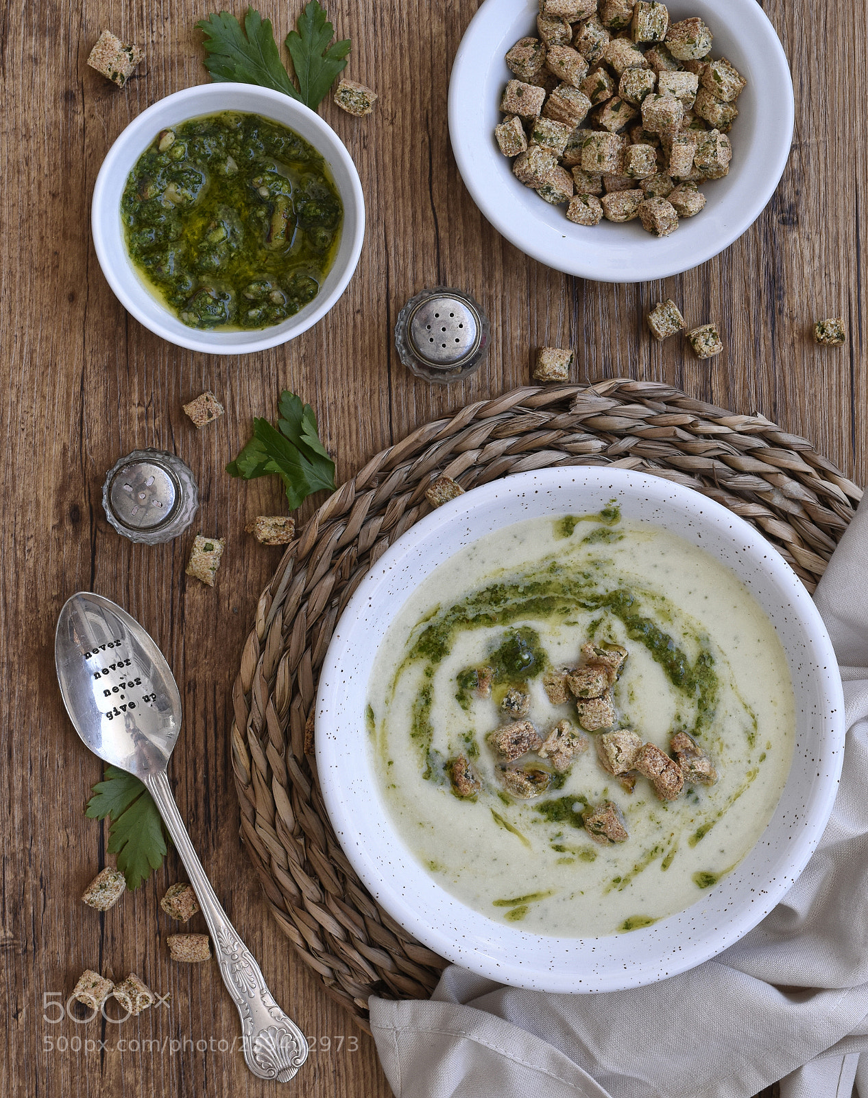 Nikon D5600 sample photo. Creamy leek soup with photography