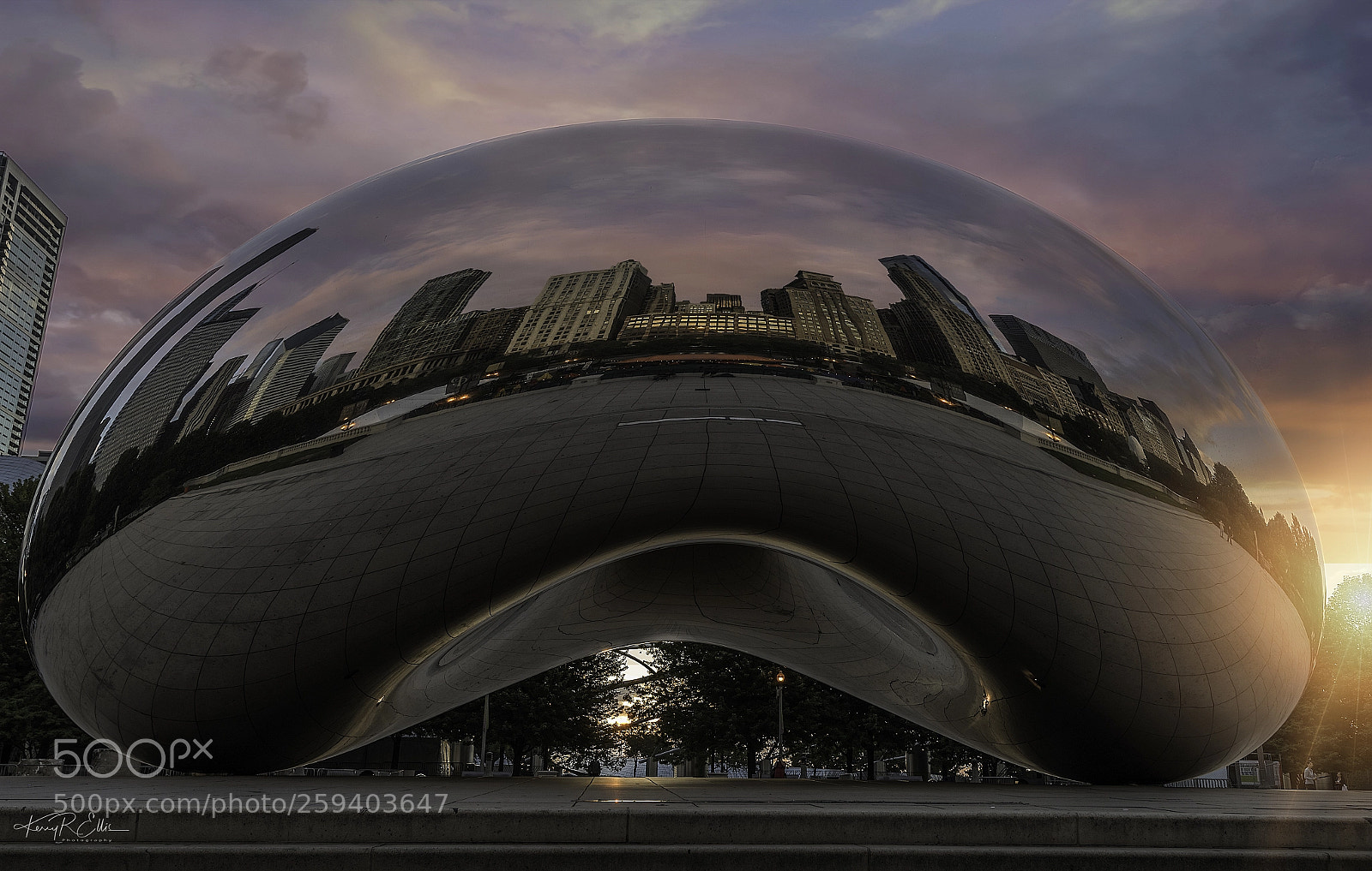 Nikon D810 sample photo. Chicago bean sunrise photography