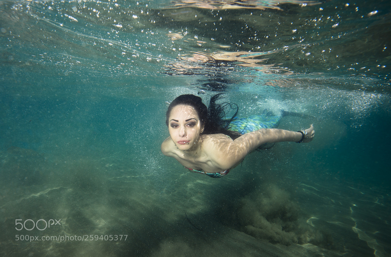 Nikon D800E sample photo. Green mermaid beaty photography